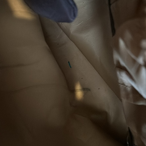 Leather large tote, bag animal print from the bottom cross is 17 inches - Picture 9 of 9